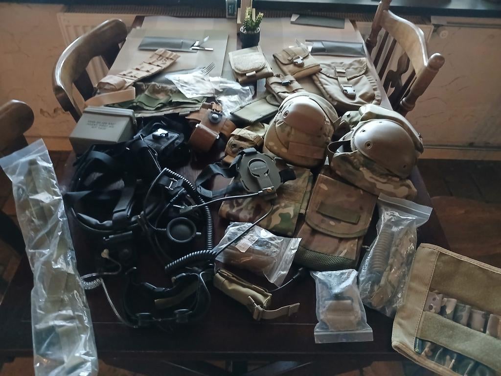 Groot lot airsoft militare spullen, Ophalen of Verzenden, Landmacht