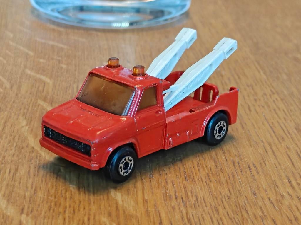 Matchbox Dodge Wreck Truck ROOD, Ophalen of Verzenden, Zo goed als nieuw, Bus of Vrachtwagen
