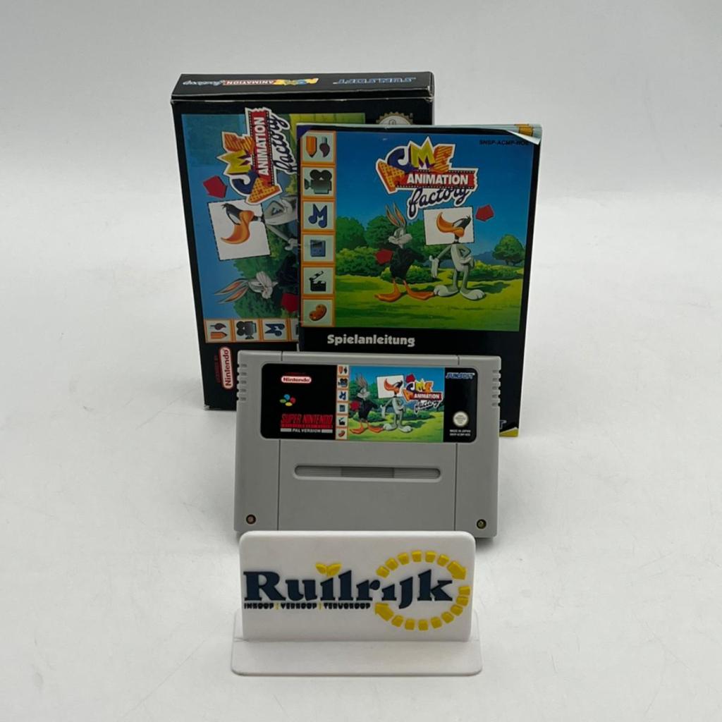 Looney Tunes Animation Factory - SNES Game - CIB, Spelcomputers en Games, Games | Nintendo Super NES, Ruilrijk, Zo goed als nieuw