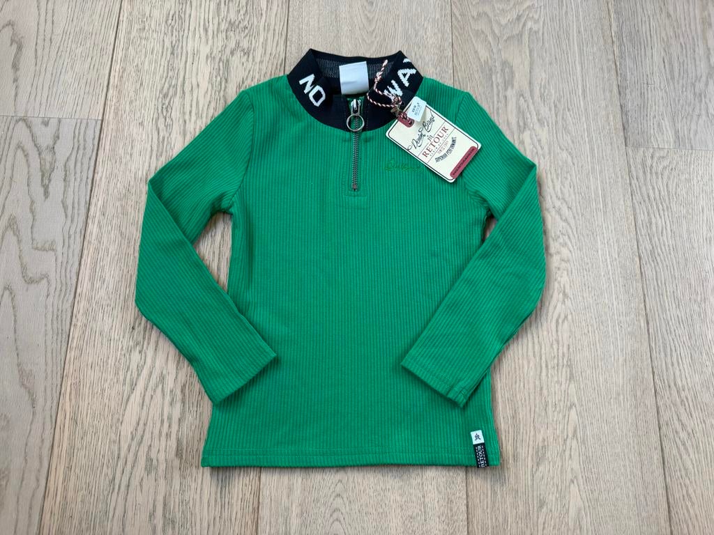 Retour longsleeve groen maat 4 (nieuw met kaartje), Kinderen en Baby's, Kinderkleding | Maat 104, Ophalen of Verzenden, Nieuw