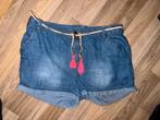 Korte Broek spijkerbroek 158 blauw roze short, Ophalen of Verzenden, Zo goed als nieuw, Meisje, Broek