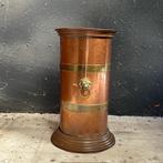 paraplubak koper met messing, Ophalen of Verzenden, Gebruikt, Metaal