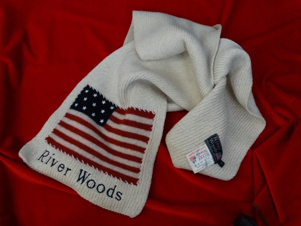 Sjaal River Woods ,North Suppliers,USA 41 %Lamswool Nieuw, Ophalen of Verzenden, Zo goed als nieuw, Maat 46/48 (XL) of groter
