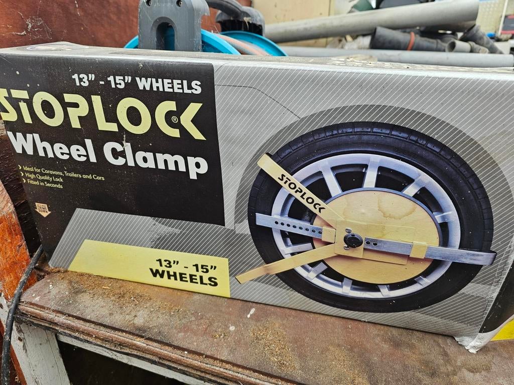 STOPLOCK Wielklem 13" - 15" wielen, Ophalen