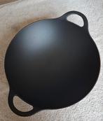 Hackman Wok 34cm - Zo goed als nieuw!, Ophalen of Verzenden, Zo goed als nieuw, Gietijzer, Wok