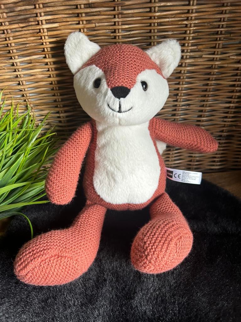 Hema vos knuffel knuffeltje knuffels, Ophalen of Verzenden, Zo goed als nieuw, Overige typen