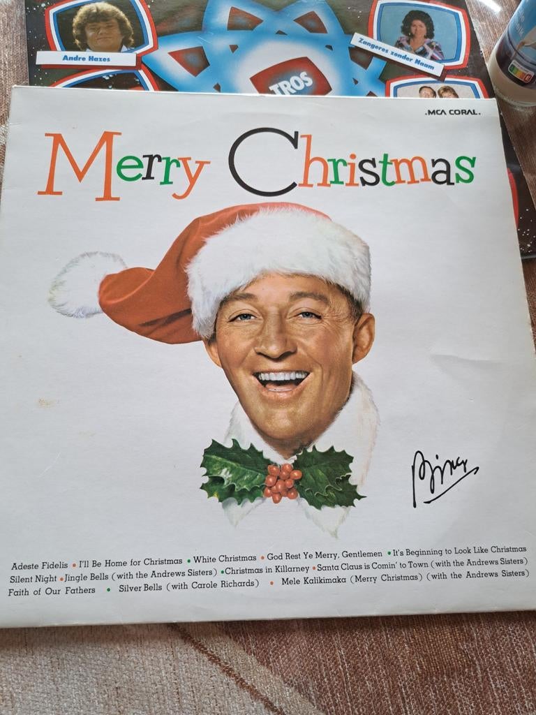 Bing Crosby - Merry Christmas LP (Kerstmuziek), Ophalen of Verzenden, Gebruikt, Kerst