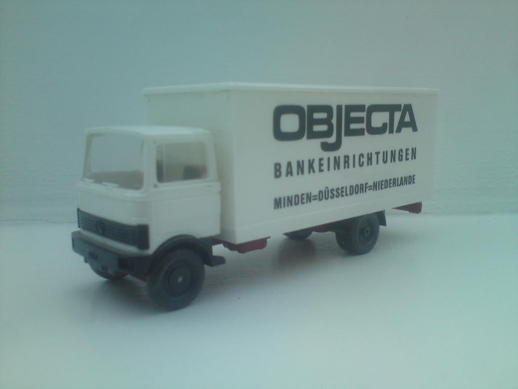 Wiking Mercedes lp 809 bakwagen Objecta., Ophalen of Verzenden, Zo goed als nieuw, Bus of Vrachtwagen, Wiking