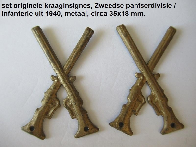 set militaire draaginsignes, 2e pantserdivisie Zweden, Verzamelen, Militaria | Tweede Wereldoorlog, Ophalen of Verzenden, Luchtmacht