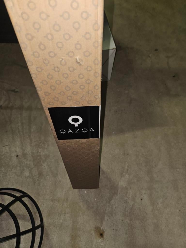 Qazqa Tripod FL Black vloerlamp met kap nieuw !!, Ophalen, Nieuw, 150 tot 200 cm