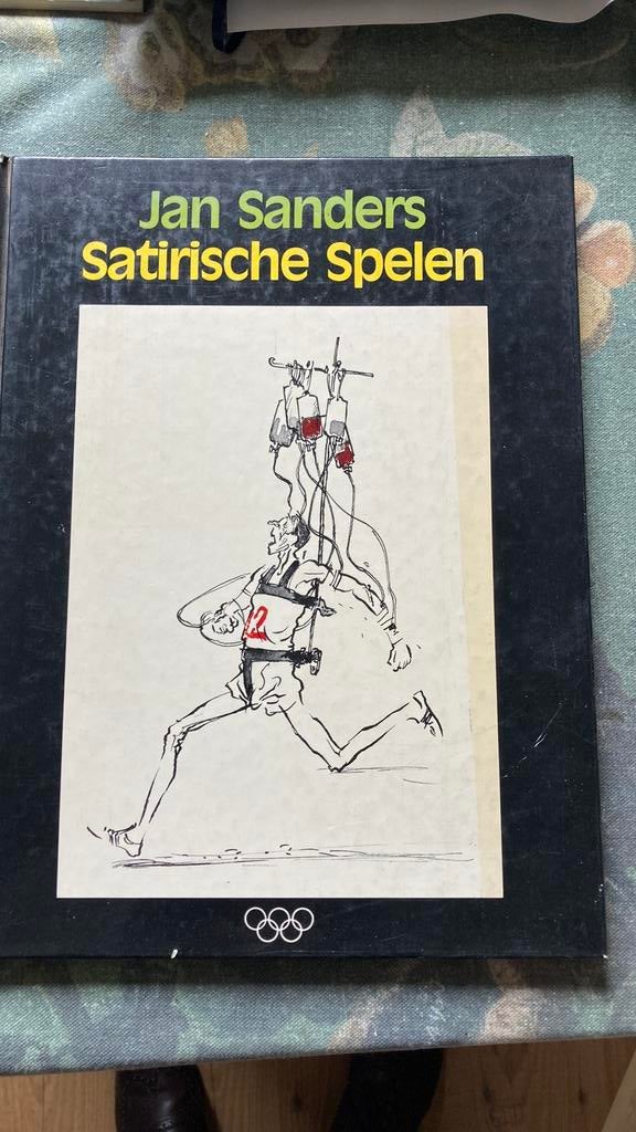 Jan Sanders. SATIRISCHE SPELEN. -gebonden-, Boeken, Humor, Ophalen of Verzenden, Gelezen, Cartoons