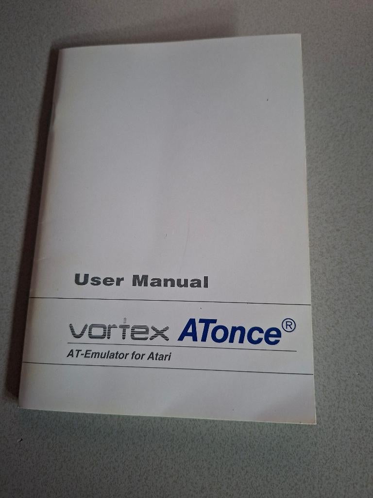 Vortex Atonce Users Manual (Atari ST), Computers en Software, Vintage Computers, Verzenden, Atari