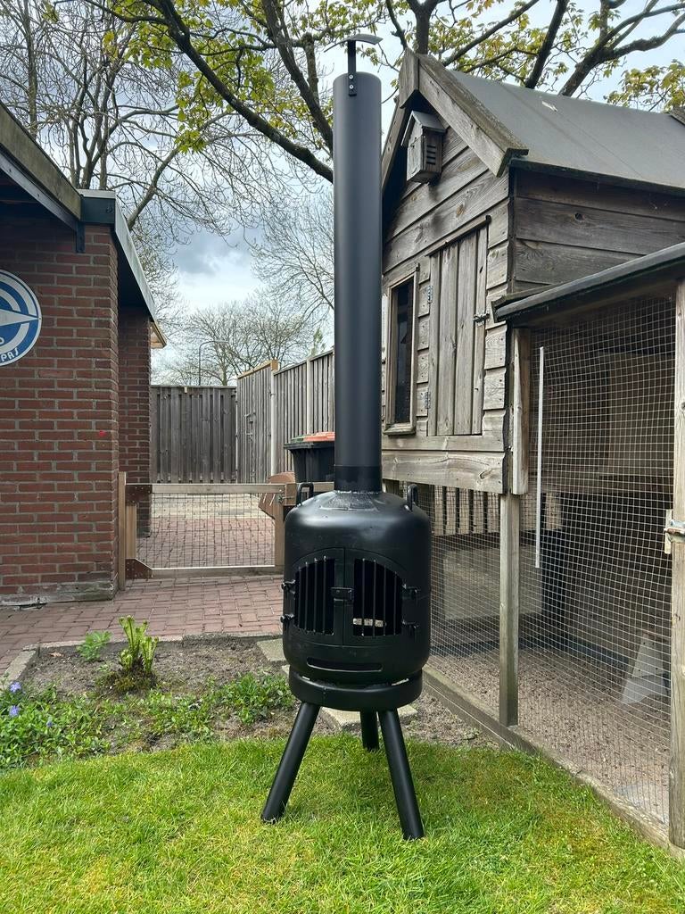 Te koop tuinkachel veranda openhaard allesbrander tuinhout, Tuin en Terras, Ophalen, Amer 2 7333lp apeldoorn, Nieuw, Hademohaarden@Outlook.com