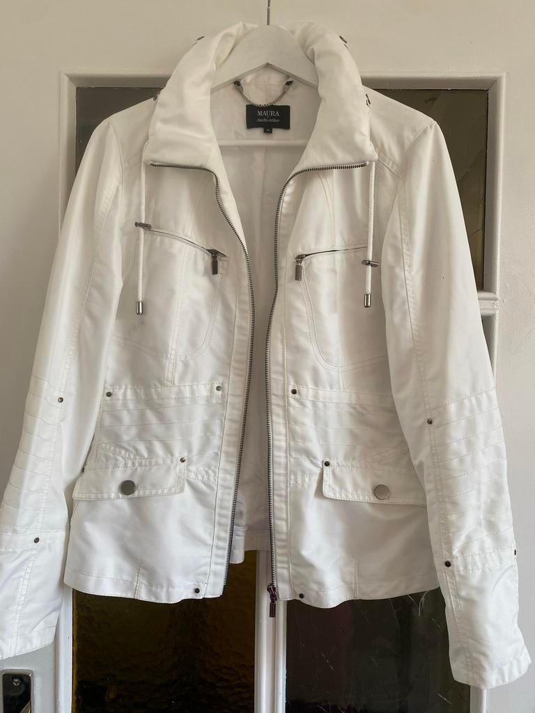 Witte zomerjas Maura by Claudia Sträter/maat-40, Ophalen of Verzenden, Gedragen, Maat 38/40 (M), Wit