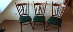 Vintage stoelen 3+1 gratis 10 euro per stuk, Ophalen, Gebruikt, Bruin, Nostalisch, jaren 60