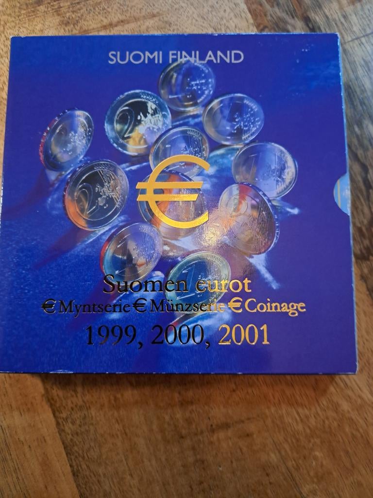 Finland BU set 1999, 2000, 2001 - Complete Euro Sets, Postzegels en Munten, Munten | Europa | Euromunten, Ophalen of Verzenden