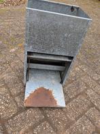 zinken voeder/trapbak voor kippen, Dieren en Toebehoren, Ophalen, Gebruikt, Drinken en Voederen