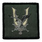 Borstembleem Veteraan Luchtmobiele Brigade GVT, Ophalen of Verzenden, Landmacht, Nederland, Embleem of Badge