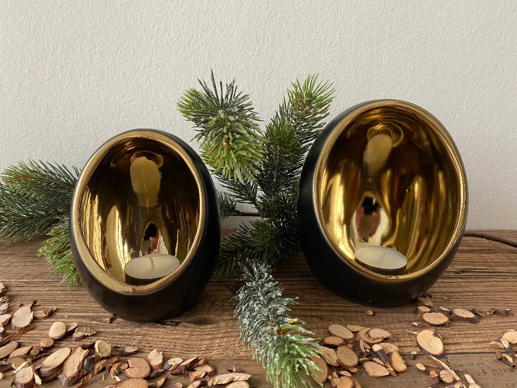 Sfeerlichten ei ., Huis en Inrichting, Overige materialen, Zwart, Ophalen of Verzenden, Zo goed als nieuw