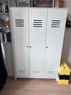 Witte kledingkast lockerstijl lockerkast, Huis en Inrichting, Kasten | Kledingkasten, Ophalen, Gebruikt, 50 tot 100 cm, 150 tot 200 cm