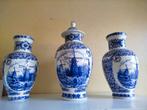 Delfts Blauw Vazen Set, Antiek en Kunst, Ophalen of Verzenden