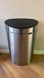 Brabantia touch bin new recycle, Ophalen, 50 tot 75 cm, Zo goed als nieuw, Rvs