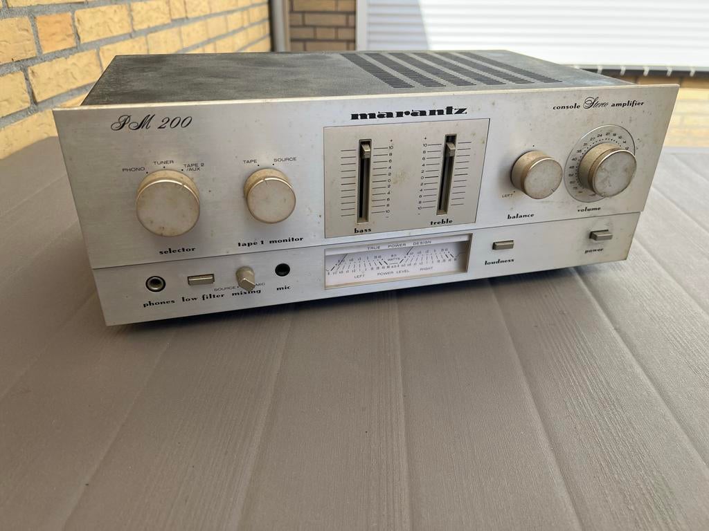 Marantz PM 200 Vintage Versterker - Console Stereo Amplifier, Gebruikt, Ophalen, Marantz, Minder dan 60 watt
