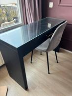 Malm ikea make up tafel + stoel, Ophalen, Gebruikt, 100 tot 150 cm, Minder dan 100 cm