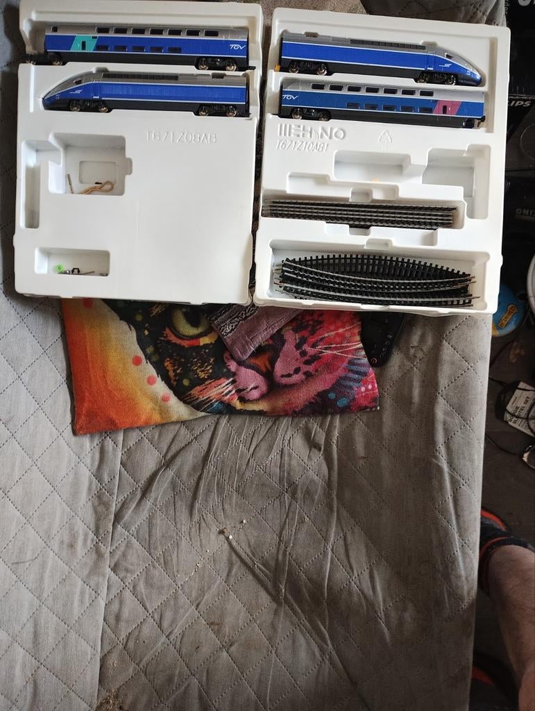 Een model trein tgv mehano, Ophalen of Verzenden, Gelijkstroom