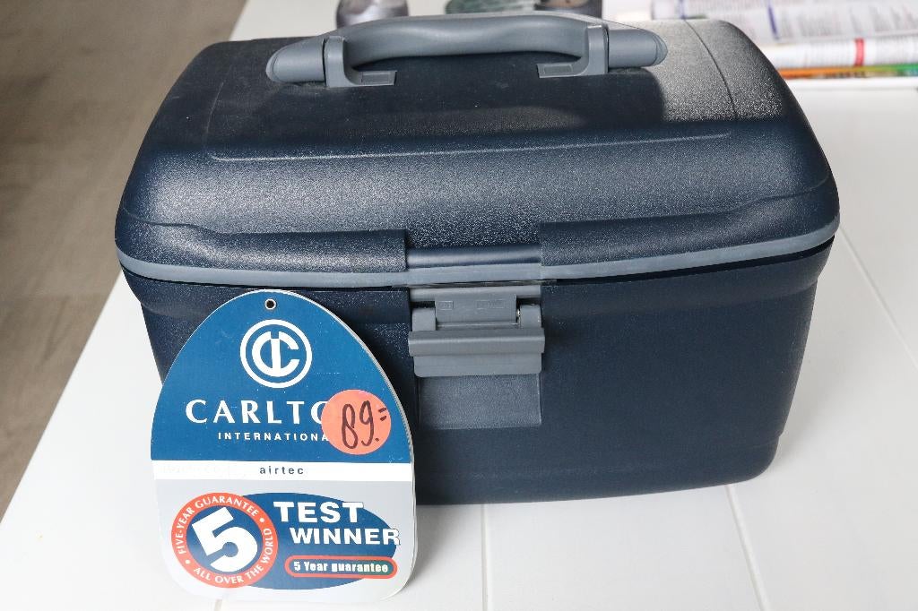 Beautycase, Ophalen, Blauw, Zo goed als nieuw, Met slot