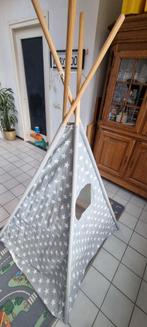Leuke tipi tent voor kinderen - Grijs met sterren, Ophalen of Verzenden
