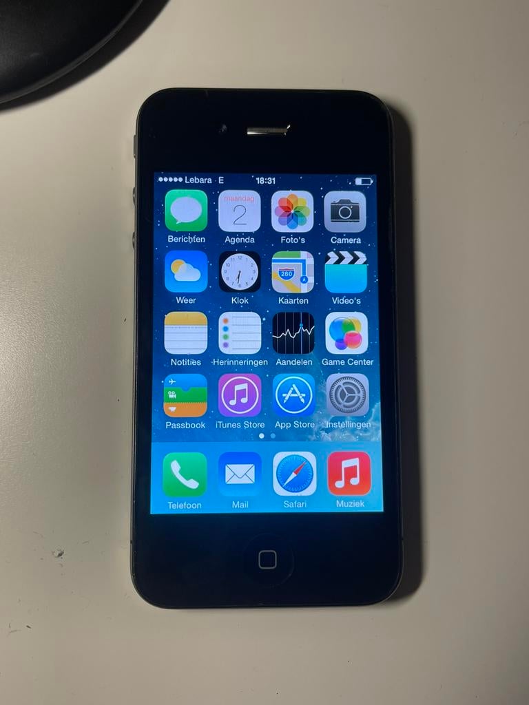 Apple iPhone 4 16GB Zwart – Nette staat – Werkt goed (retro), Telecommunicatie, Mobiele telefoons | Apple iPhone, 16 GB, Zwart