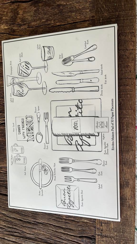 Riviera Maison placemats, Huis en Inrichting, Ophalen of Verzenden, Zo goed als nieuw