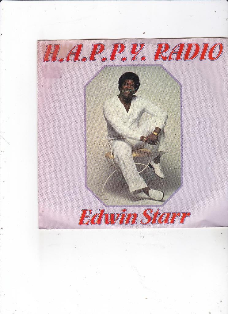 Single Edwin Starr - H.A.P.P.Y. Radio, Gebruikt, 7 inch, Single, Dance