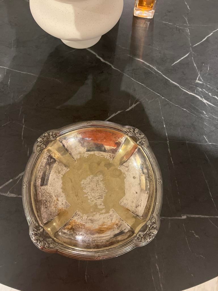Antieke Zilveren Asbak/Schaaltje, Ophalen of Verzenden, Zilver