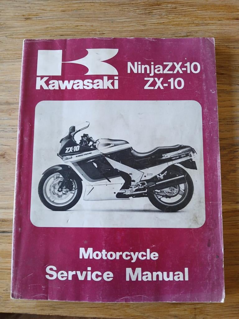 Werkplaatshandboek Kawasaki ZX-10, Ophalen of Verzenden, Kawasaki