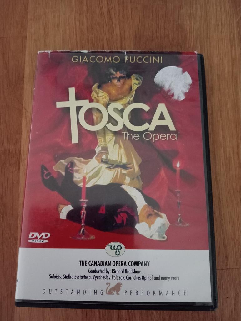 Tosca The Opera - Giacomo Puccini DVD, Alle leeftijden, Ophalen of Verzenden, Gebruikt