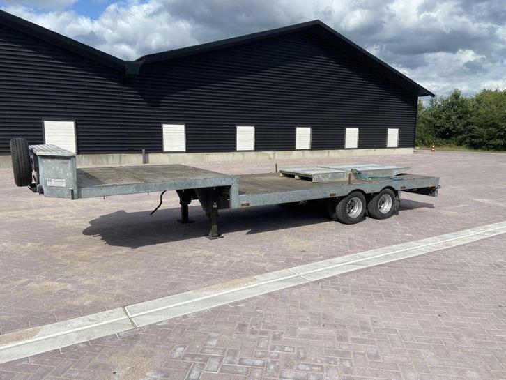 kuiper Be oplegger semi dieplader 9 ton (bj 2008), Auto's, Vrachtwagens, Bedrijf, Te koop, Aanhangers en Opleggers, Overige brandstoffen