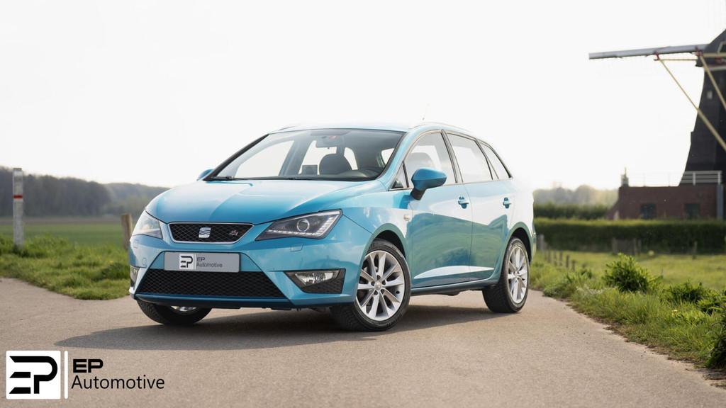 Seat Ibiza ST 1.2 TSI FR|Trekhaak|Cruise|105PK|Navi|Led|, Euro 5, Stof, Zwart, Blauw