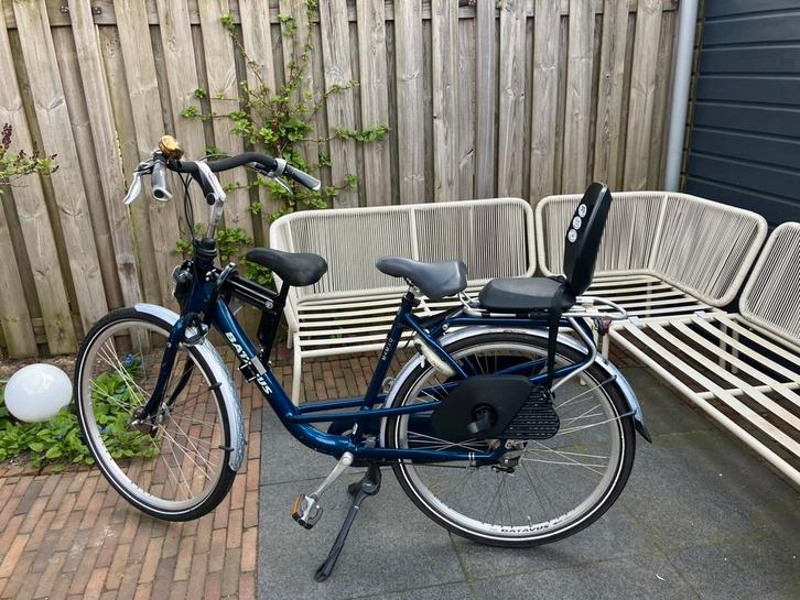 Batavus mambo deluxe moederfiets, Fietsen en Brommers, Fietsen | Dames | Moederfietsen, Gebruikt, Batavus, 50 tot 53 cm, 2 zitjes