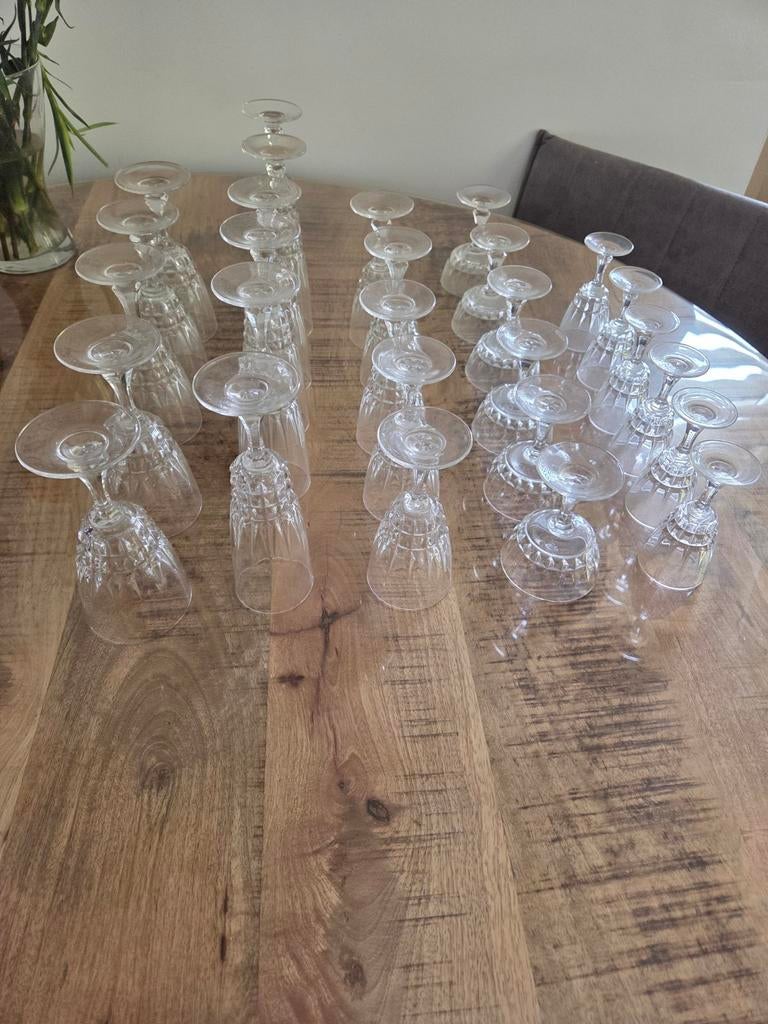 Kristal glazen, Ophalen, Zo goed als nieuw, Overige typen