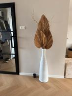 Ikea vaas 95 cm met palmbladeren, Ophalen, Overige kleuren, Minder dan 50 cm, Glas