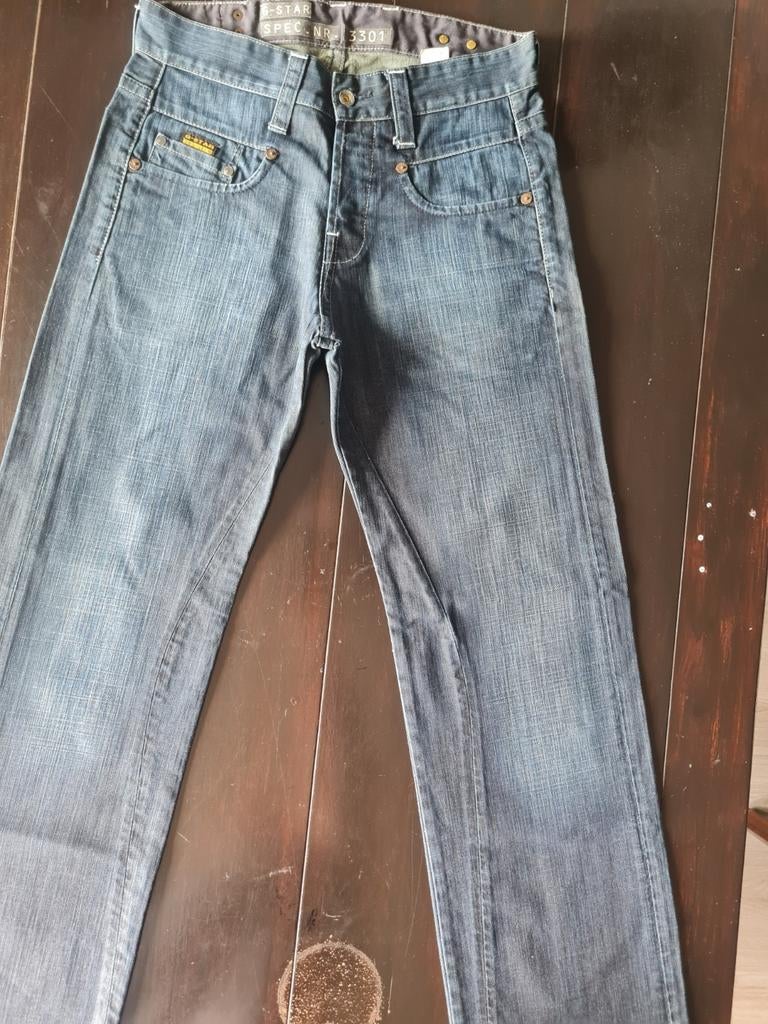 CLASSIC G STAR RAW RADAR COVER LOOSE STRAIGHT FIT SIZE 30/34, G-Star Raw, Blauw, W32 (confectie 46) of kleiner, Ophalen of Verzenden
