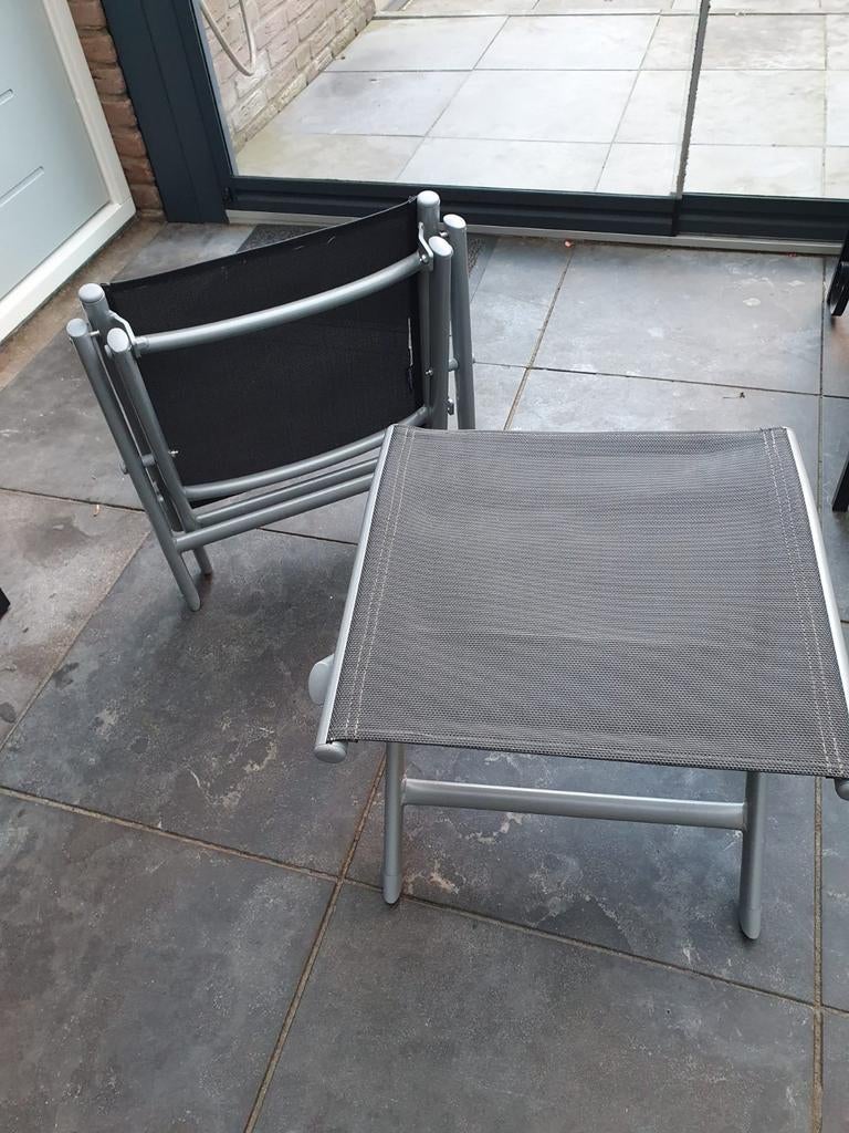 Camping voetenbankje, Tuin en Terras, Ophalen, Zo goed als nieuw