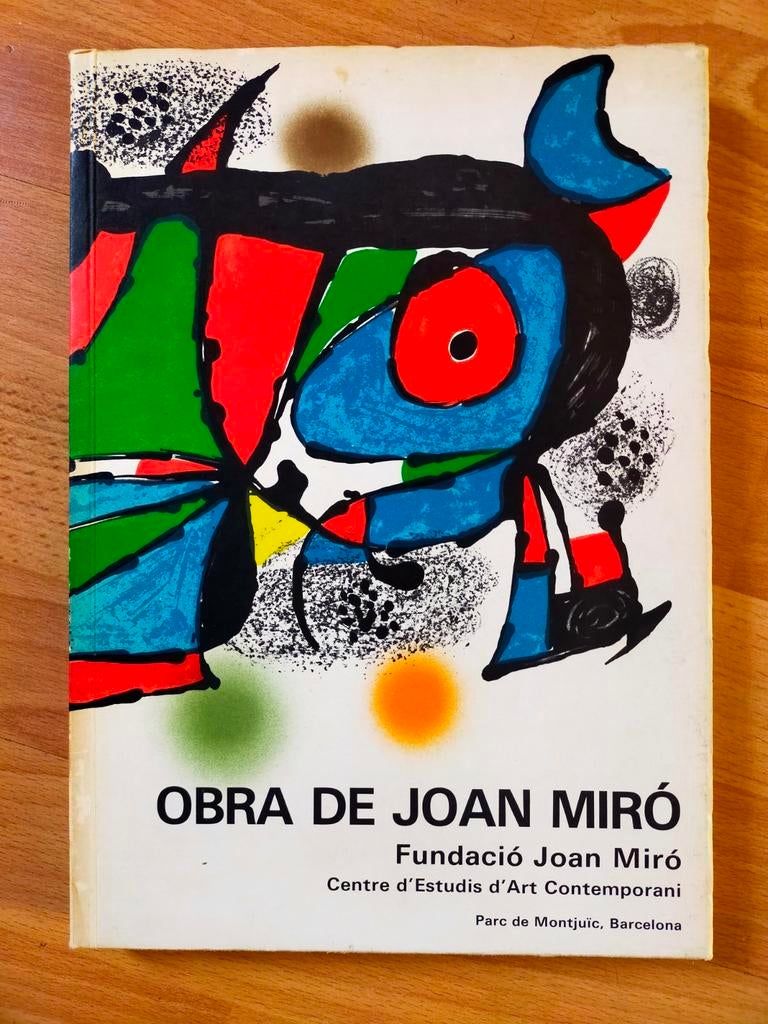 Werk van Joan Miró - schilderijen, sculpturen en werken 1979, Ophalen of Verzenden, Gelezen, Schilder- en Tekenkunst