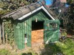 Compact groen tuinhuisje/hok - Ideaal voor opslag of dieren, Tuin en Terras, Gebruikt, Tuinhuis, Minder dan 200 cm, 1 raam