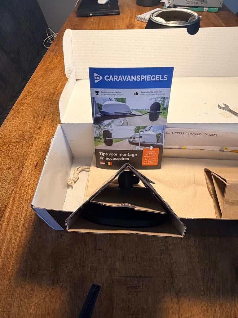 Emuk caravan spiegels Hyundai SangaFe 2021, Ophalen, Zo goed als nieuw