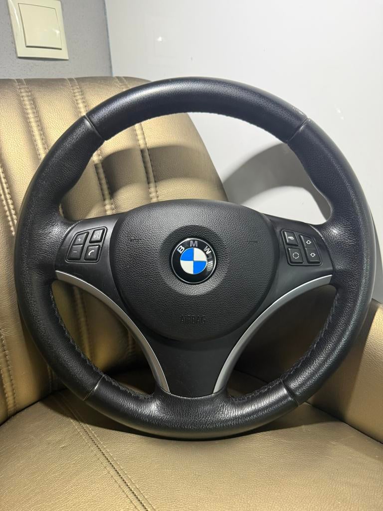 Bmw E81 E82 E87 E88 E90 E91 E92 E93 leder stuur, Ophalen of Verzenden, BMW