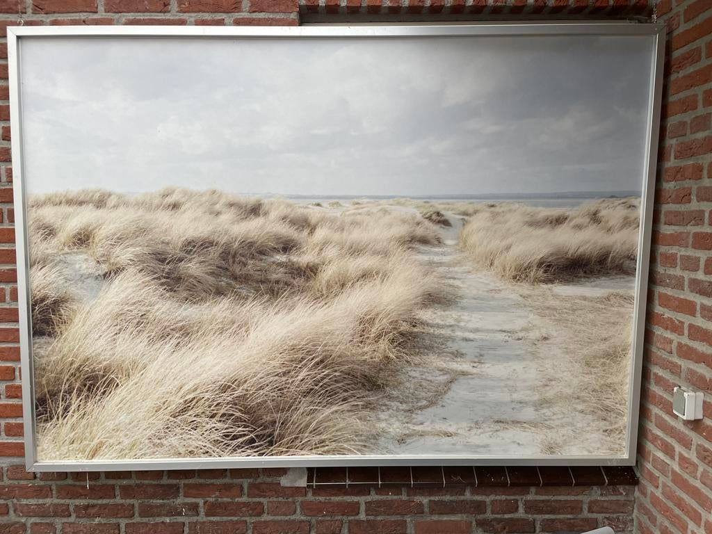 Canvas buiten schilderij, Ophalen of Verzenden, Zo goed als nieuw, Schilderij, 75 cm of meer