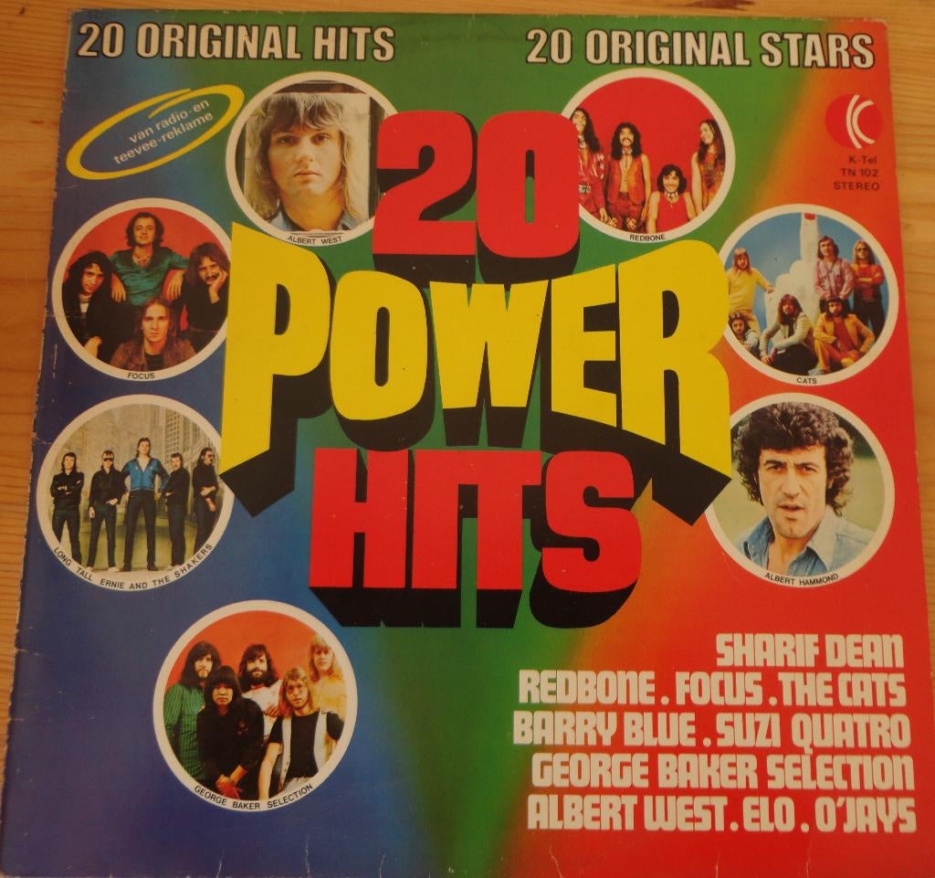 20 Power Hits (LP), Cd's en Dvd's, Vinyl | Pop, Ophalen of Verzenden, Gebruikt, 12 inch
